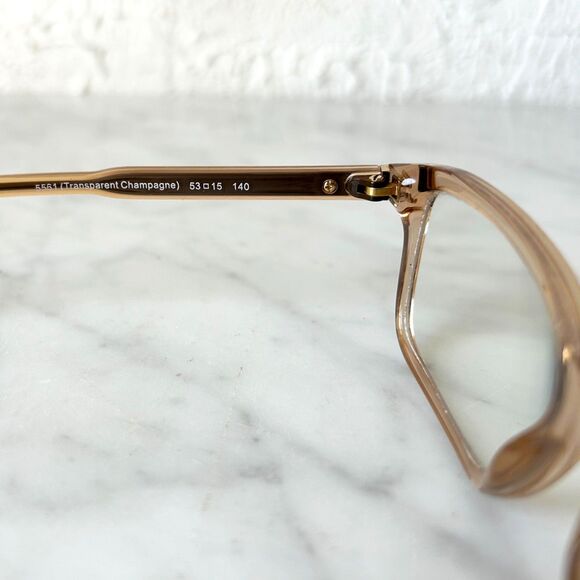 Coach Eyeglass Frames HC6145 5561 Transparent Champagne 53-15-140 - Picture 6 of 7